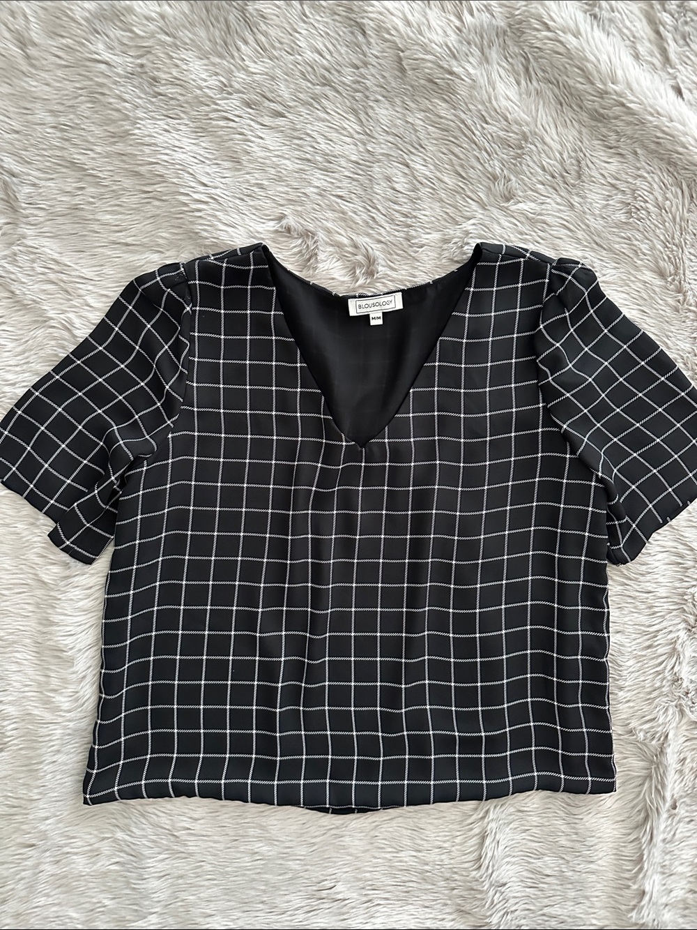 Blousology Checkered Blouse